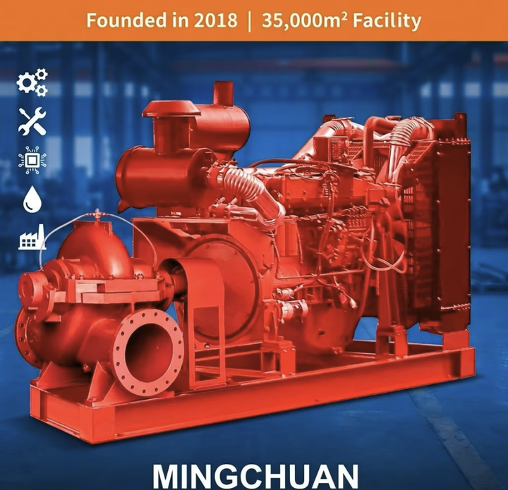 High-rise building fire pump